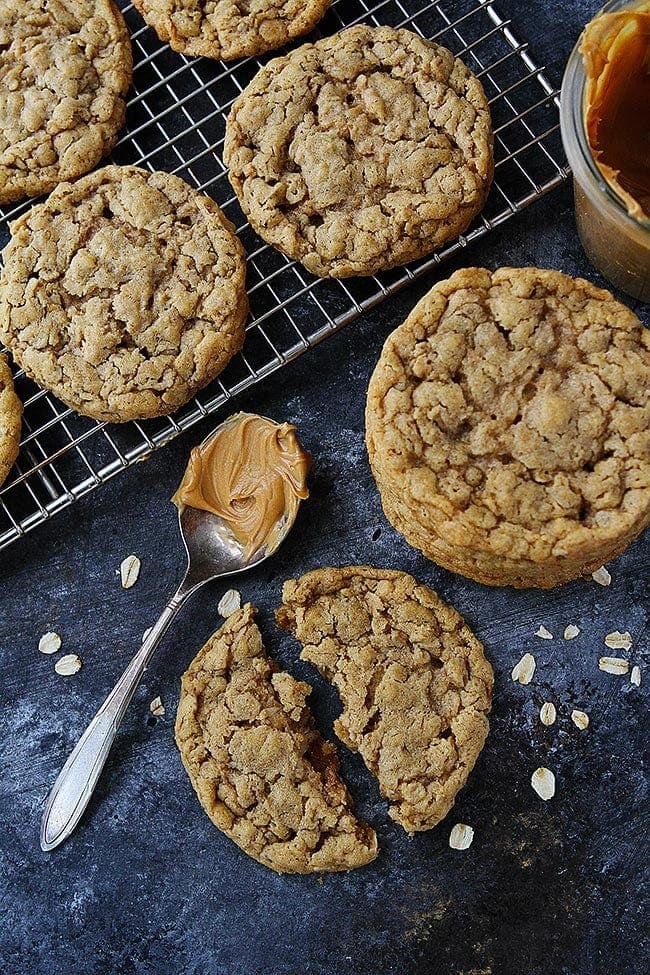 The Best Chewy Peanut Butter Oatmeal Cookies Recipe